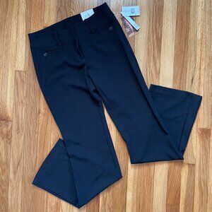 Joe B Semi-Flare Black Dress Pants, Size 5